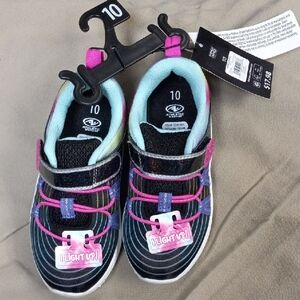 Athletic Works Kids Sneakers - Black, Pink, and Blue